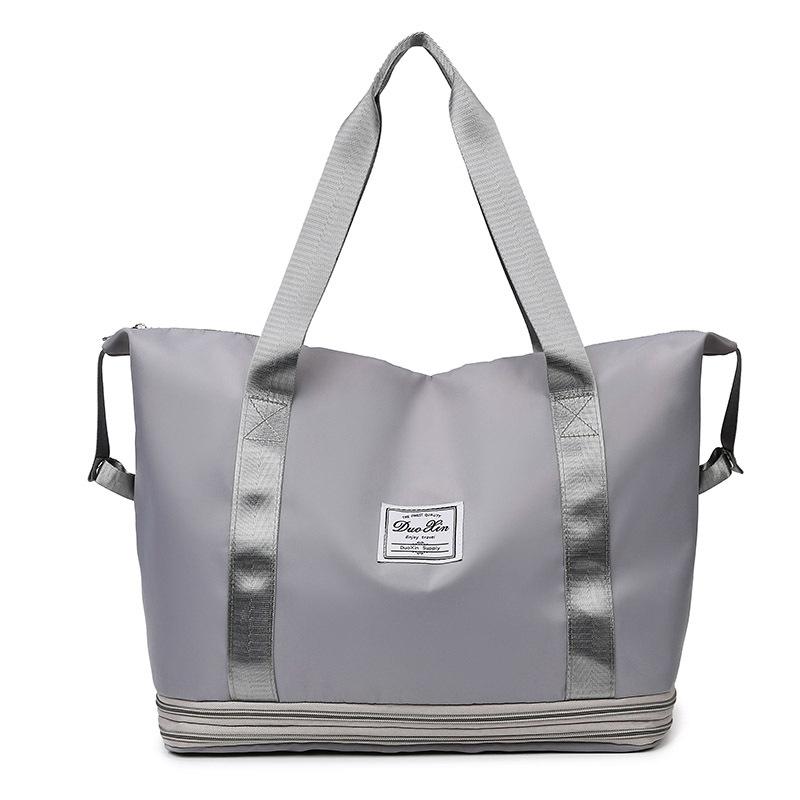 Простая легкая дорожная сумка женская летняя новая 2024 простая портативная большая сумка для багажа сумка для фитнеса сумка для беременных