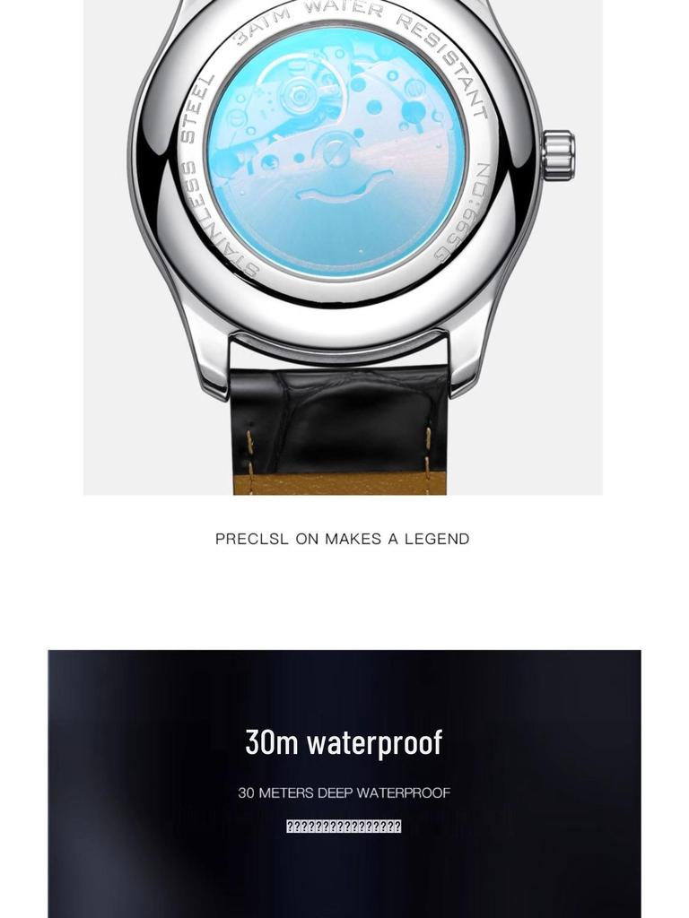 Мужские автоматические (немеханические) часы Qinlang с классическими римскими цифрами