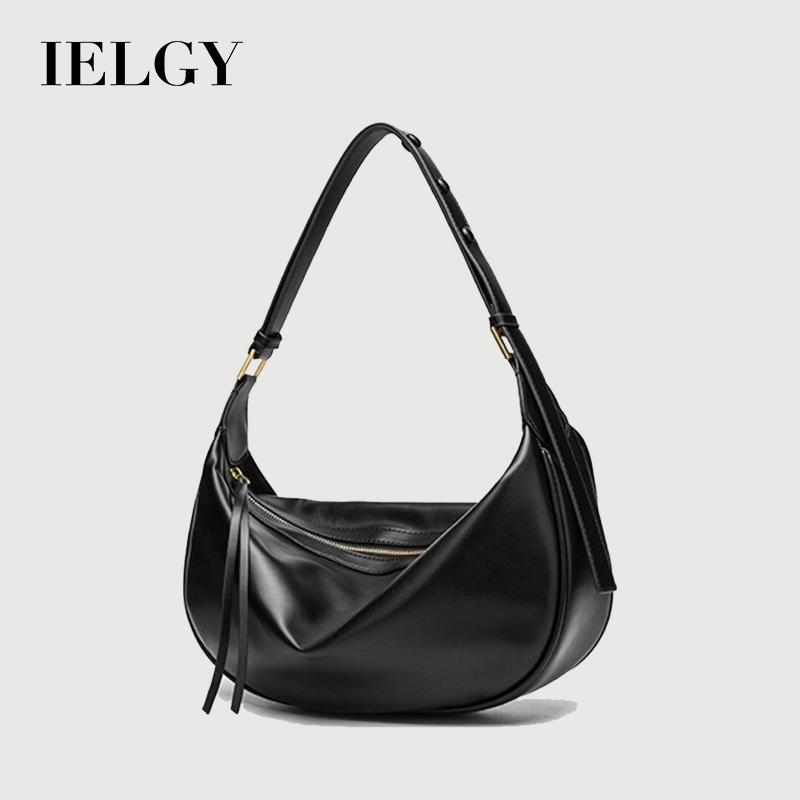 IELGY One-Shoulder All-Match Underarm Dumpling Bag Retro Female Bag