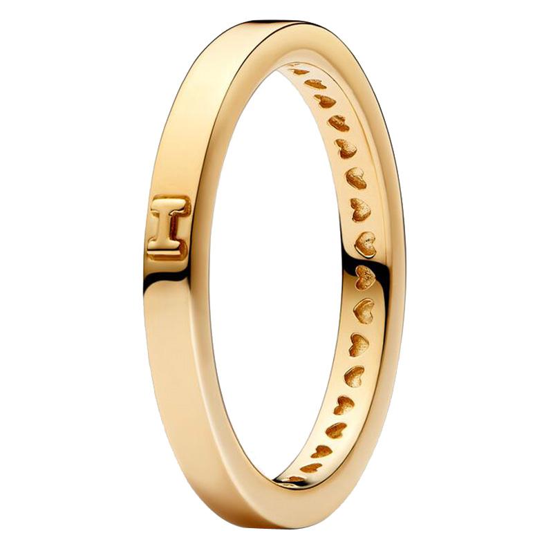 Authentic 925 Sterling Silver Love Message Herbarium Cluster Timeless Pave Single-row Rings For Women Gift Fashion Jewelry