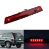 Rear Tail Third Brake LED Light High Mount 3rd Brake Stop Light Red Lamp Smoked Lens For Jeep Grand Cherokee 2005-2010