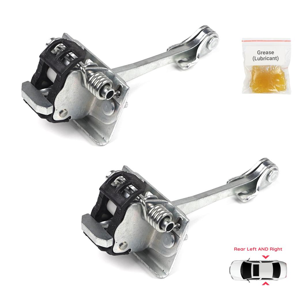 EDP785-1 2 Pieces Rear Left AND Right Door Catch Hinge Brake Stop Check Strap Limiter for Peugeot 308 2007-2013 MK1 4/5 Door 9181N3