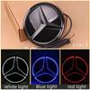 ABSPour Mercedes Benz led emblème lumière avant étoile grillée Logo éclairé blanc bleu rouge badge W204 W205W213W253W166W176 UH4