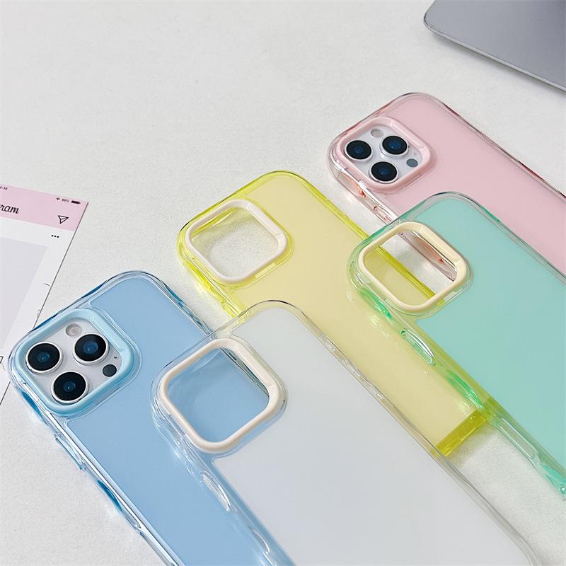 Прозрачный чехол для iPhone с эффектом желе «Волны» для 16 Pro Max, 14, 11 - Совместим с трансграничной внешней торговлей