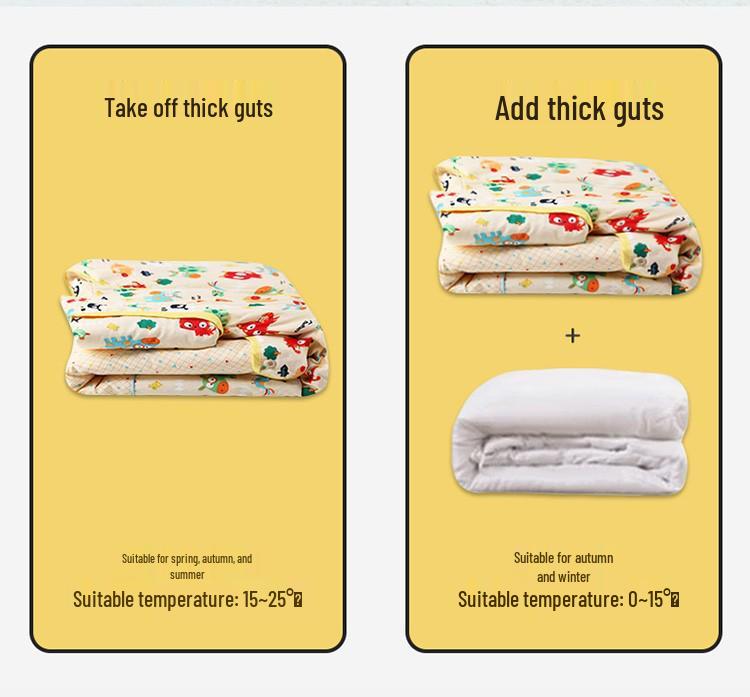 Оформление: Детский спальный мешок из чистого хлопка – Всесезонный, Толстый, Одеяло против пинков для детей среднего и большого возраста с бесплатной доставкой!