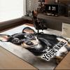 1PC Custom Name Chihuahua text. Theme Floor Mat Ideal for Living Room, Game Rooms, Office, Bedroom,Floor Mat Playful Design