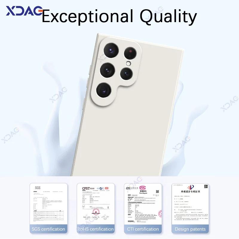 Роскошный мягкий квадратный жидкий силиконовый чехол для Samsung S23 FE Plus Ultra SamsungS23 S23FE S23Plus S23Ultra 5G Coque