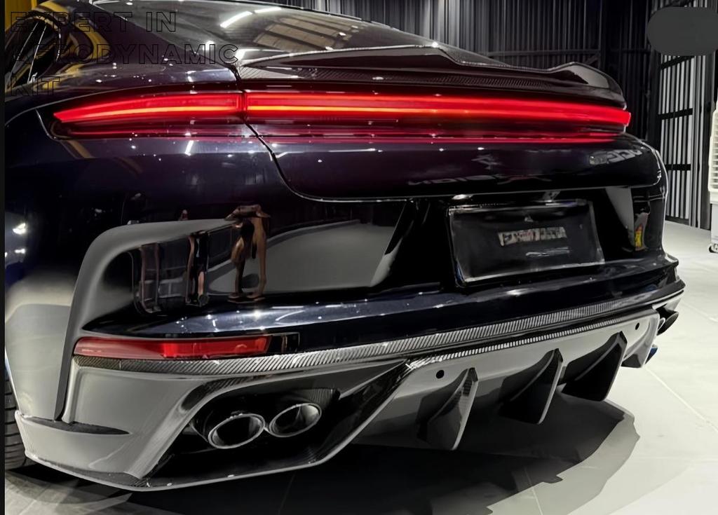 Porsche 976 Panamera SD Blade Rear Diffuser, Dry Carbon