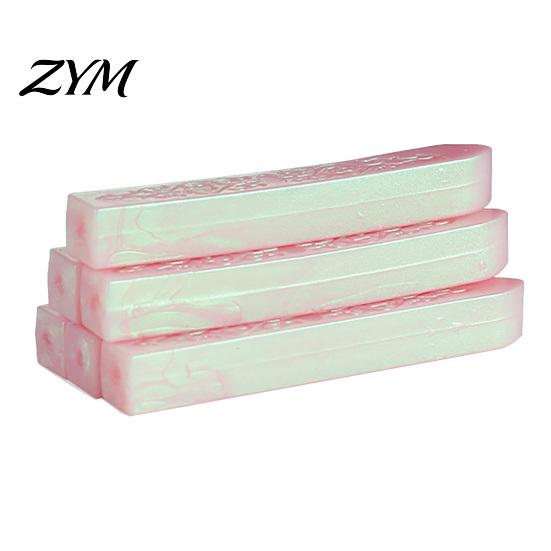 Wax Seal Sticks for Invitation 6PCS Aurora Sealing Sticks, Multi-color Gradient Strips, Without Colorful Polarizing Stamps Core Stamp, Envelopes