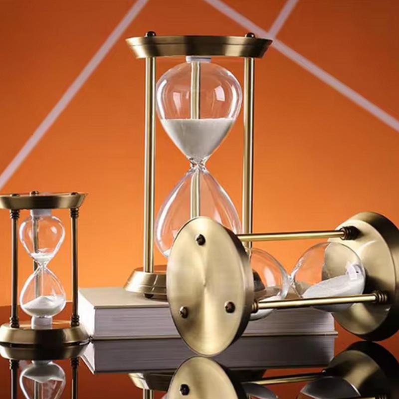1-15 минут Nordic Metal Песочные часы Таймер Песочные часы Украшения для дома Мебель для гостиной Офис Ретро Декор Поделки Подарки