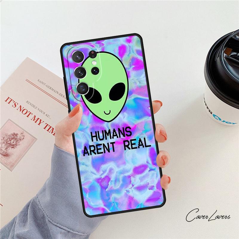 Инопланетяне Марсиане Люди Не Реальны чехол для телефона Для Samsung Galaxy S24 S25 S23 S22 Ultra Note 10 20 Plus S20 S21 FE Чехол