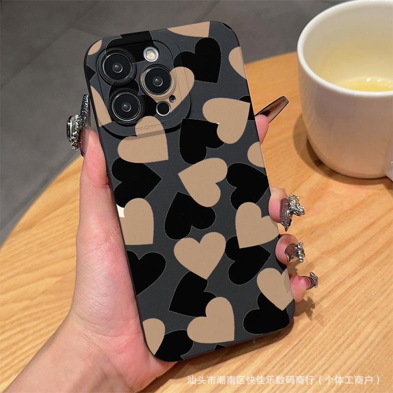 Япония и Корея ins любовь относится к чехлу для мобильного телефона Apple iPhone11/12/13/14/15/16ProMax всесторонний 78
