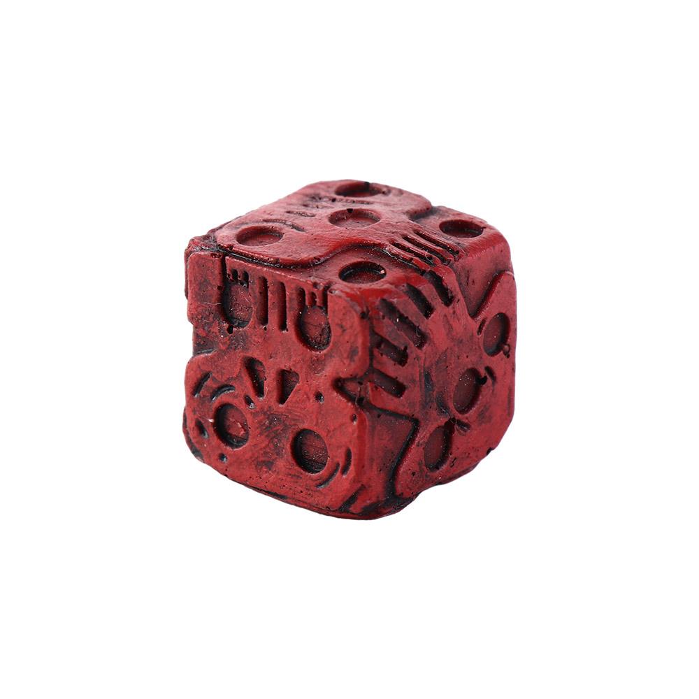 Resin Skeleton Dices Hand Carved Ghostly Dice Set Scary Pub Dice Zombie Apocalypse Dice Halloween