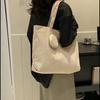 Women Corduroy Tote Handbag Zipper Vintage Tote Bag Foldable Retro Shoulder Bag with Coin Bag Large Capacity Versatile Sling Bag MIT
