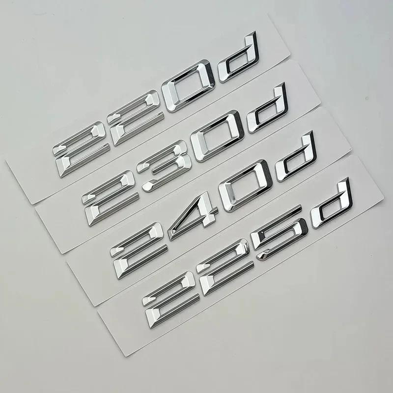 216d 218d 220d 225d 228d 230d 235d 240d Car Black Letter Logo Car Stickers for BMW F45 F22 F46 Trunk Decoration Auto Accessories LY8