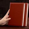 Thickened A5 Office Notebook PU Leather Cover A5 Square Notebooks  Student Diary