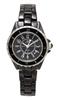 Date Ceramic Watch T9924TB Black [Technos] Women's