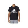 adidas Футболка Badge Of Sport с буквенным принтом, с круглым вырезом, с коротким рукавом, мужская, топы, черная ED9605
