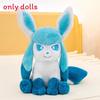 Плюшевая игрушка Pokemon Glaceon с наполнителем из полипропиленового хлопка для сна и объятий