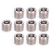 10pcs 304 Stainless Steel Pipe Fitting Plug Head Male Thread BSPP Hex Plug Head38in