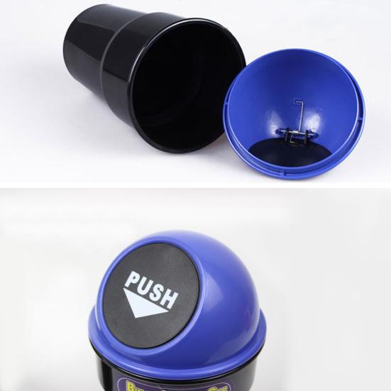 Портативный мини-автомобильный мусорный бак, пластиковый ящик для хранения, органайзер