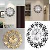 Quartz Movement Silent Wall Clock Metal Frame Wall-mounted Clock Fashion Decorative Clock  Kitchen