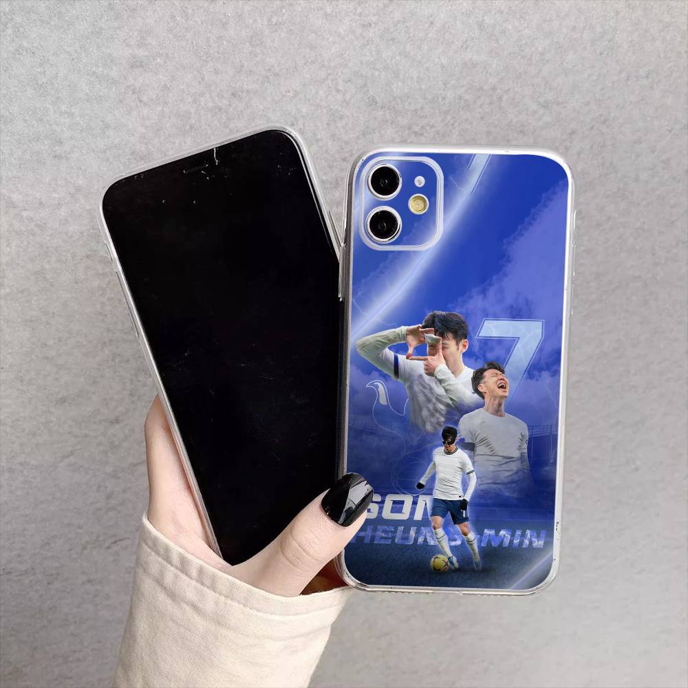Чехол для телефона Heung Min Son KR Sports Star Для iPhone 17, 16, 15, 14, 13, 12, 11 Plus, Pro Max Мягкий прозрачный чехол