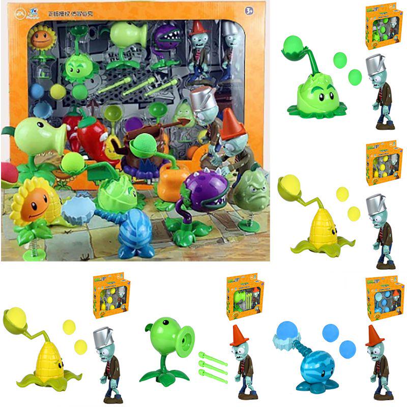 Увлекательный игровой набор Plants Vs Zombies с яркими мини-фигурками для детей
