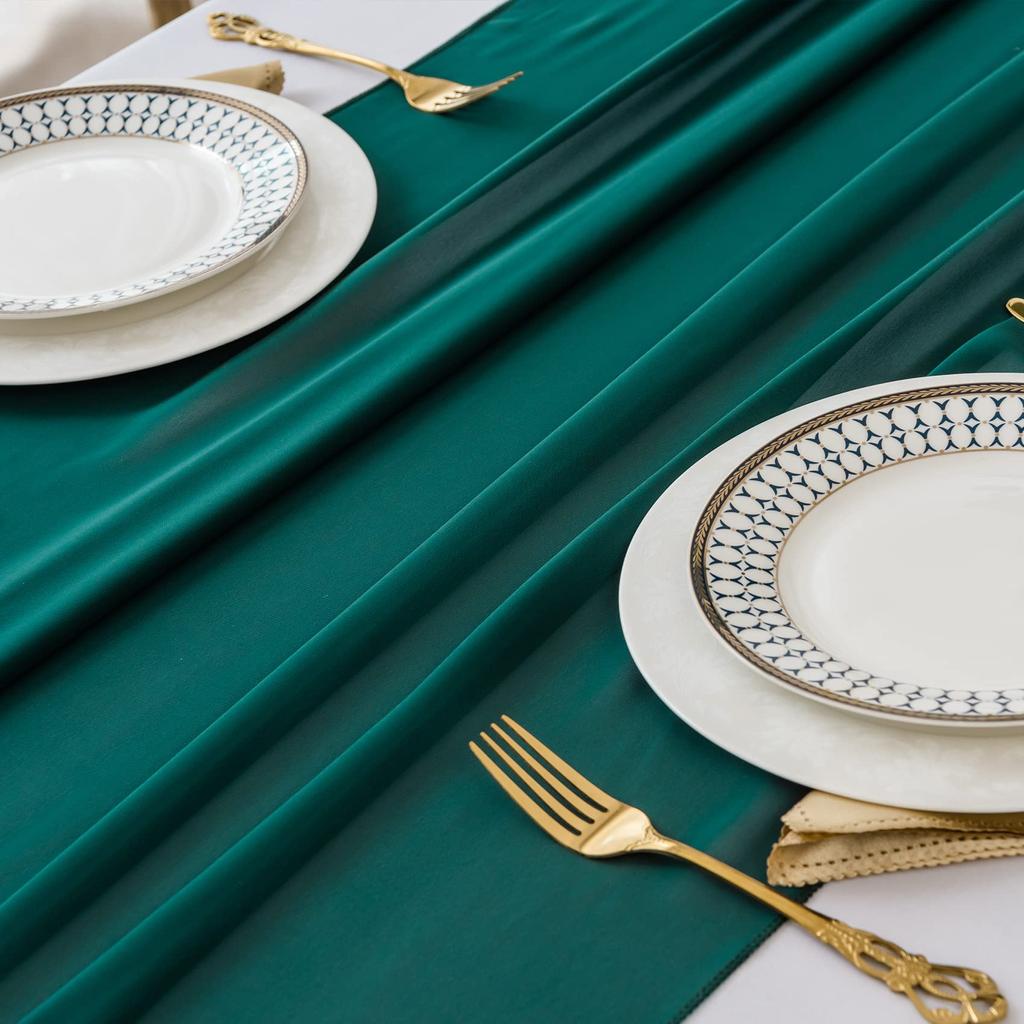 1 шт/4 шт шифоновая дорожка для стола 30x300 см прозрачная романтическая дорожка для свадьбы, дня рождения, девичника, уличного украшения