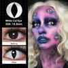 Crazy Lenses Magister Контактные линзы для Хэллоуина Белые контактные линзы для косплея Аксессуары для аниме