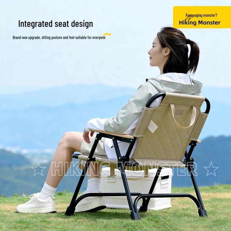 Padded Outdoor Folding Kermit Camping Chair