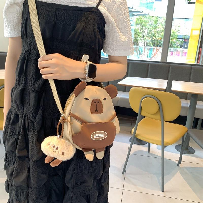 Детская сумка женская сумка через плечо мультяшный студент медведь сумка через плечо