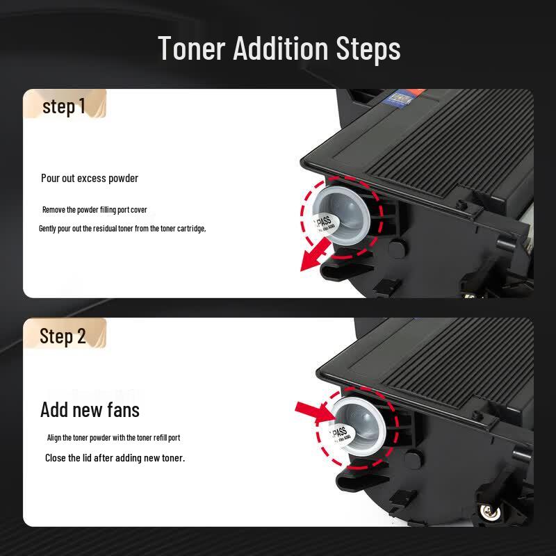 Huiwei LT4636 Easy-Refill Black Toner Cartridge