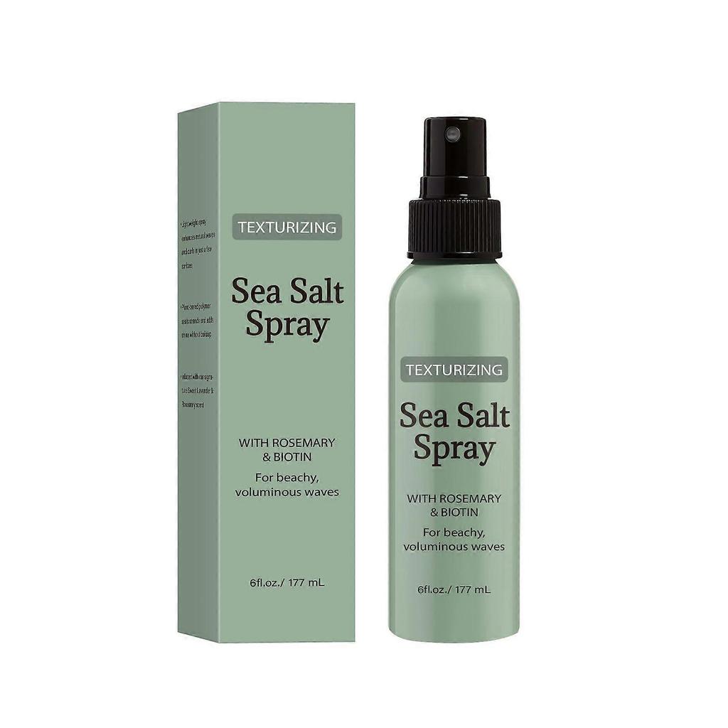 Sea salt hair care moisturizing fluffy hair rosemary styling curls styling hair spray 177ml1