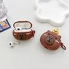 Cute orange capybara for AirPods pro1 protective case cartoon 1st generation third generation apple bluetooth headset case