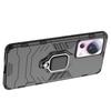 Xiaomi 13 Lite Ring Armor Case - Rugged Black Cover with Magnetic Ring Holder