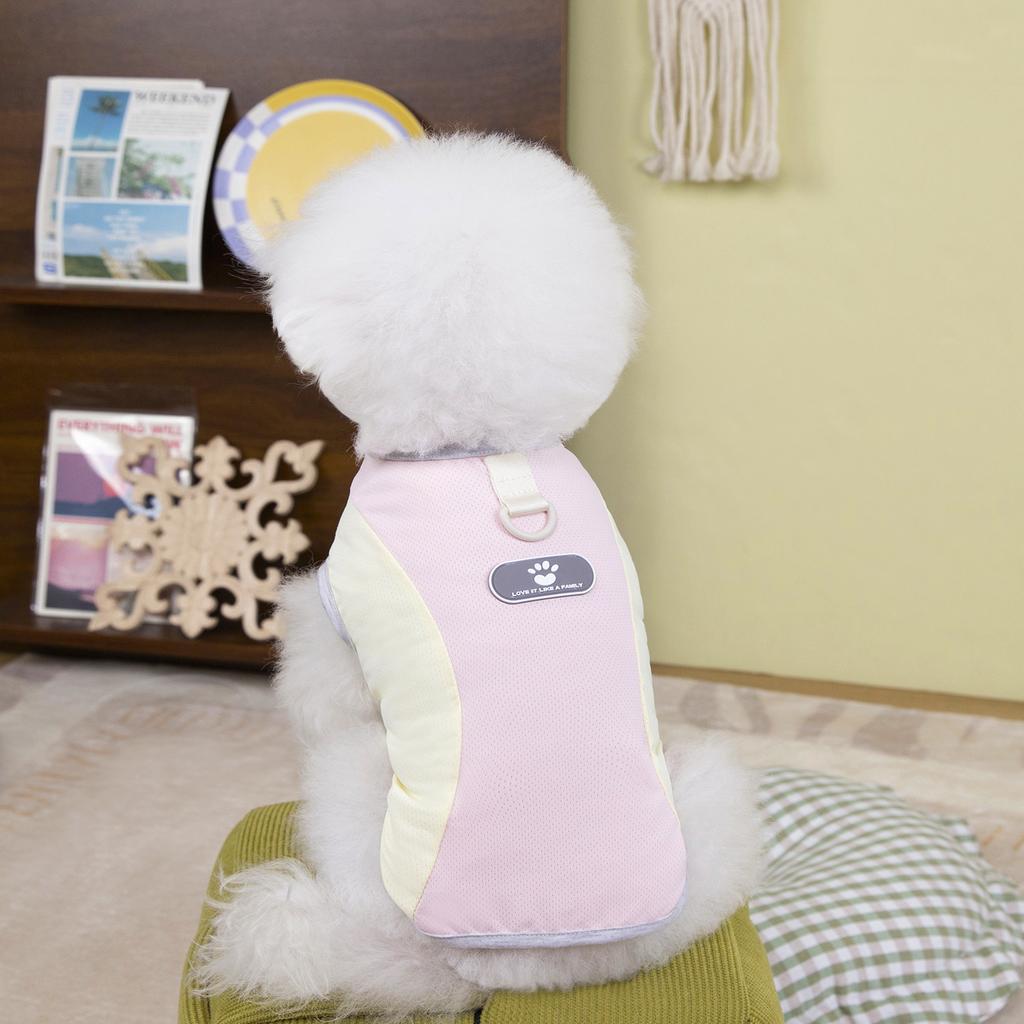 Летний тонкий жилет для подтяжки живота для маленькой собаки Bigbear Teddy Легкий и дышащий для прогулок Домашний питомец Собака Собачья одежда