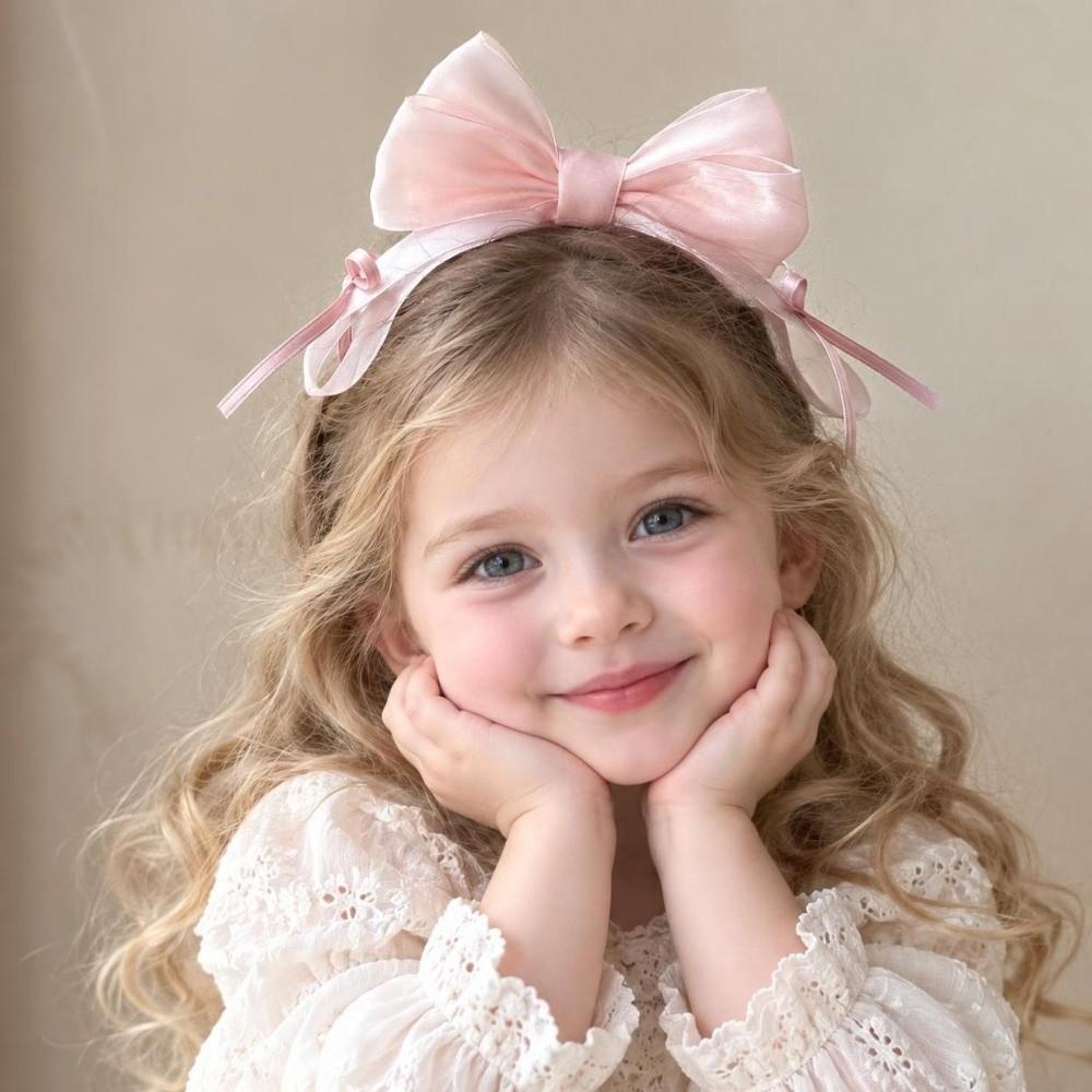 Solid Color Large Bow Hair Clips Birthday Gift Girls Hairpin Bowknot Hair Clips Kids