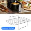 Стойка для фритюрницы из пищевой нержавеющей стали, устойчивая к ржавчине, решетка для гриля, аксессуары для фритюрницы для дома