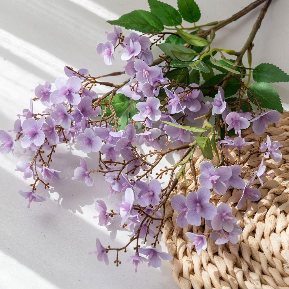 Small Branch Artificial Flower Branch Floral Arrangement Supplies Home Decor