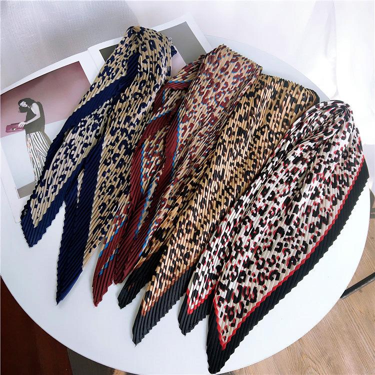 Decorative Simple Texture Silk Scarf Women'S New Style Spring And Autumn Summer Fashion Versatile Headscarf Work Scarf