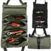 Oxford Fabric Roll-Up Tool Bag Durable Electrician Tool Kit Storage Bag Multi-Tool Organizer