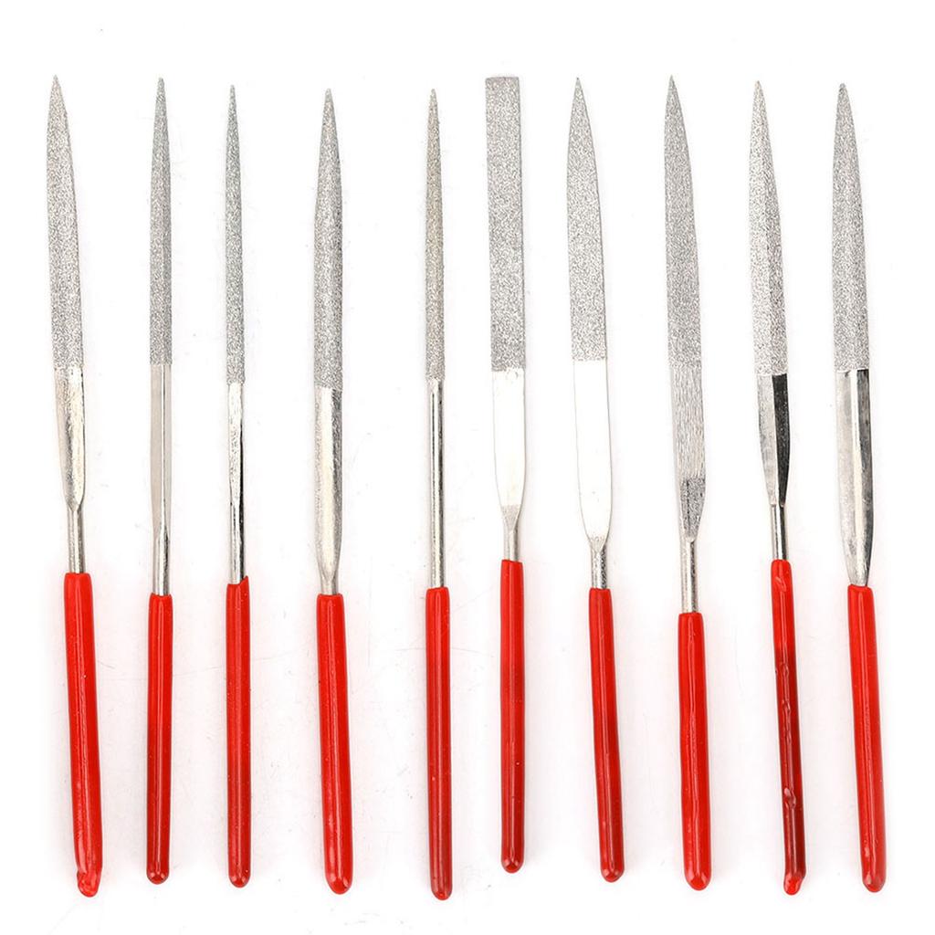 10pcs Multifunctional Precision Diamond Coated File Crafts Jewelry Modeling Tool