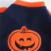 Spring and Autumn Pet Dog Warm Hoodie Sweater Halloween Pumpkin Dog Clothes Pet