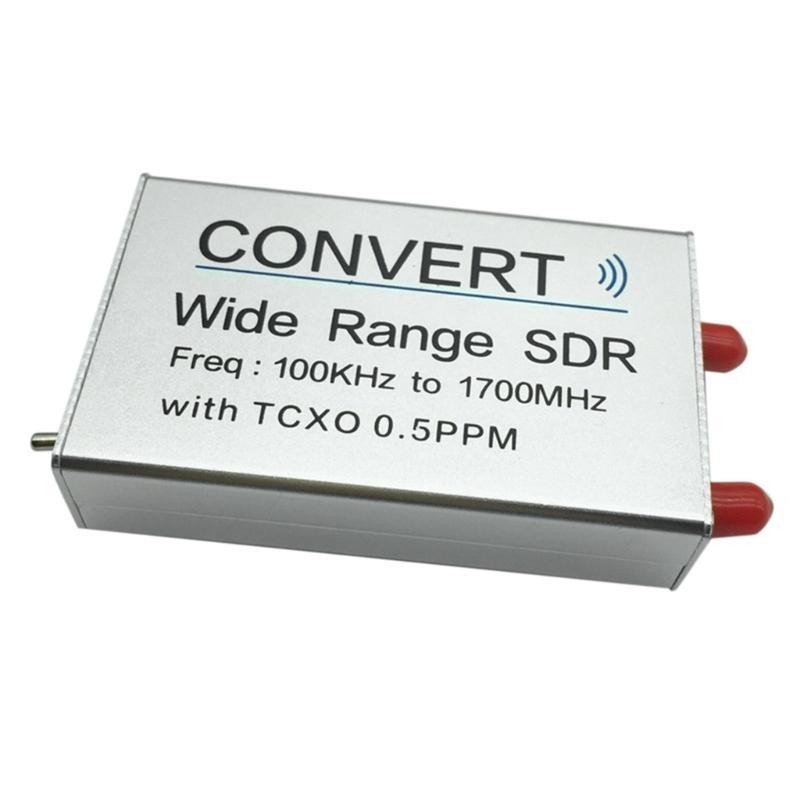 USB RTL Receiver 100KHz-1.7GHz Full Band RTL Tuner Stick Wide Ranges TXCO 0.5ppm Double SMA Antennas Input