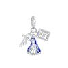 Copper Cross Angel Bible Series Pendants Bead Diy Bracelet Necklace Making Gift Of High Quality Fine Jewelry