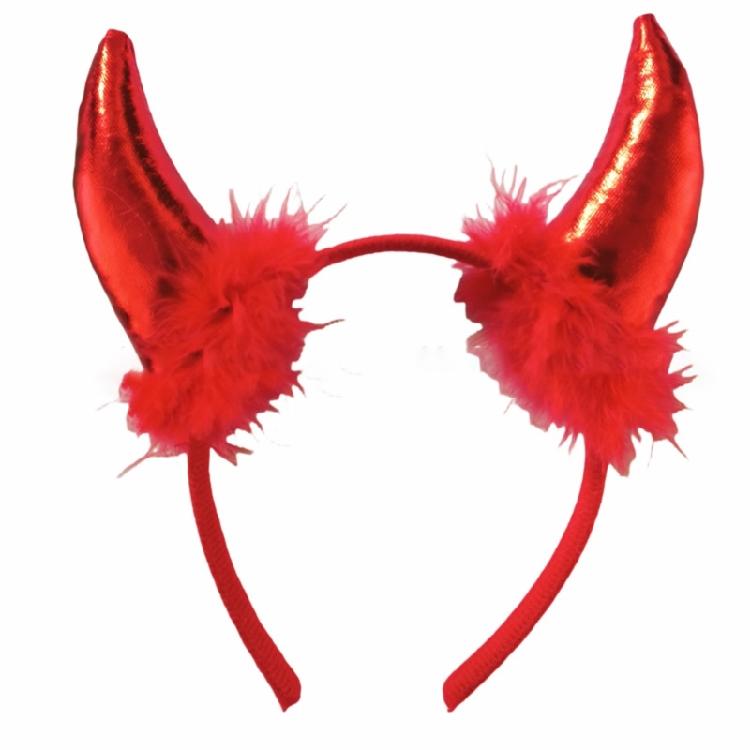 Хэллоуин Дьявол Косплей Аксессуары Дьявольский Ободок Дьявольский Хвост Галстук-бабочка для Женщин Маскарад Рождество Хэллоуин Ролевая Игра