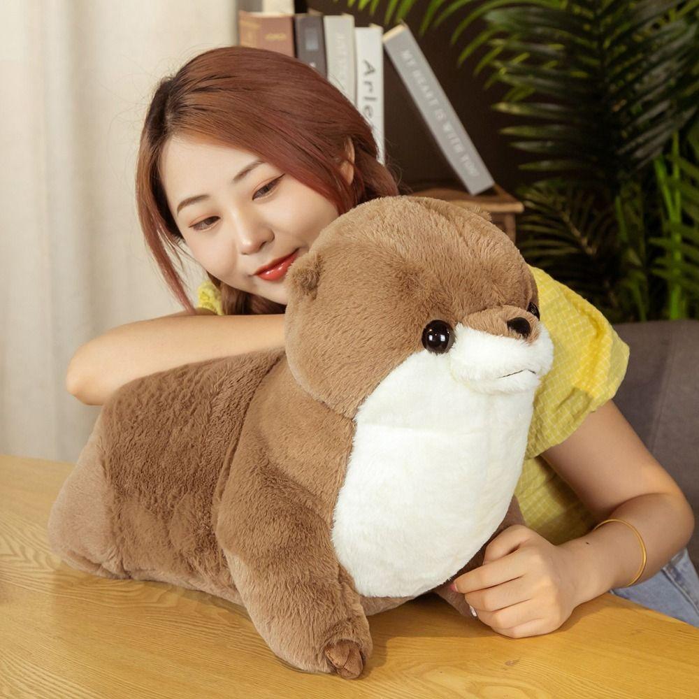 Gift Soft Pillow Sleep Pillow Home Decor Otter Plush Toys Stuffed Toy Otter Toy Otter Plush Doll