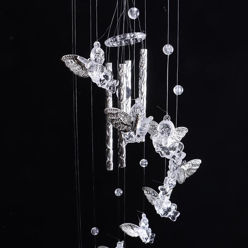 Подвеска-колокольчик для двора, подарок, удача, ангел-хранитель, металлический колокольчик, подвесной, приятный звук