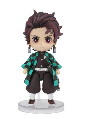 TAMASHII NATIONS Figuarts mini Demon Kimetsu no Yaiba Tanjiro Kamado примерно 90 мм окрашенная подвижная фигурка Slayer PVC&ABS